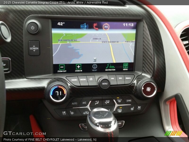 Controls of 2015 Corvette Stingray Coupe Z51