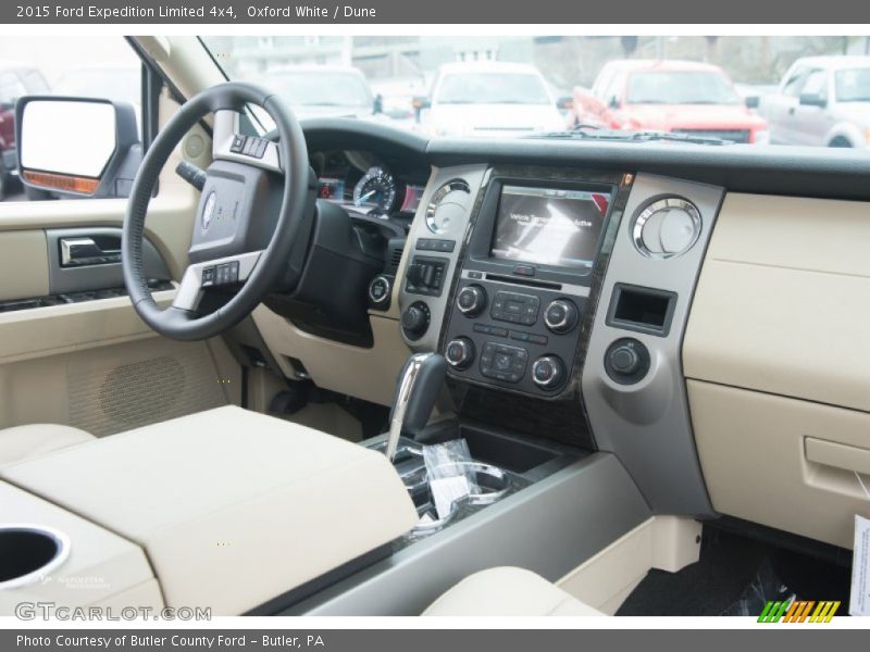 Oxford White / Dune 2015 Ford Expedition Limited 4x4
