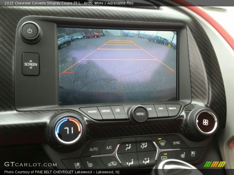Controls of 2015 Corvette Stingray Coupe Z51