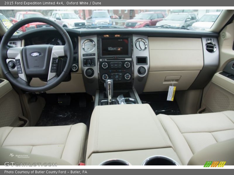 Oxford White / Dune 2015 Ford Expedition Limited 4x4