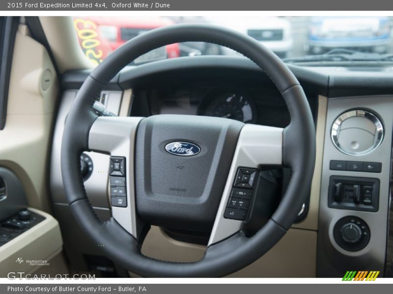 Oxford White / Dune 2015 Ford Expedition Limited 4x4