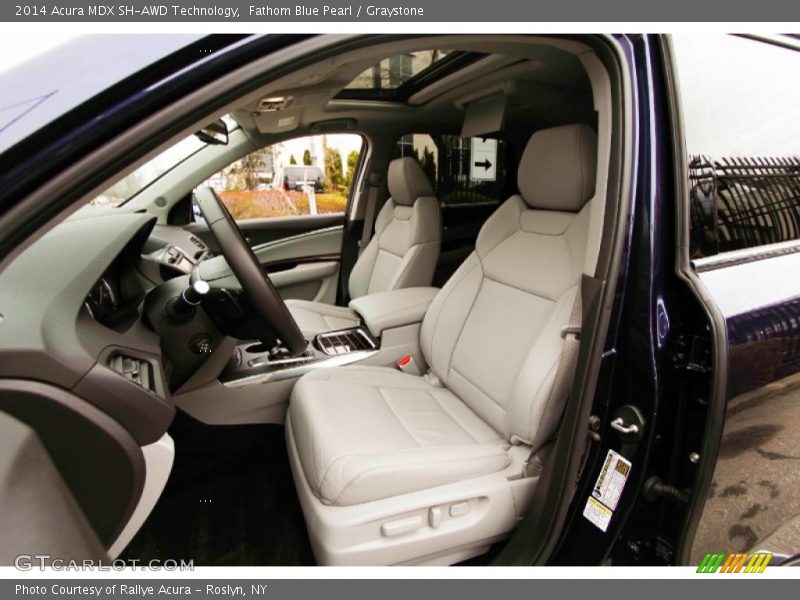Front Seat of 2014 MDX SH-AWD Technology