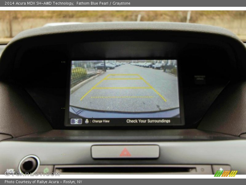 Fathom Blue Pearl / Graystone 2014 Acura MDX SH-AWD Technology