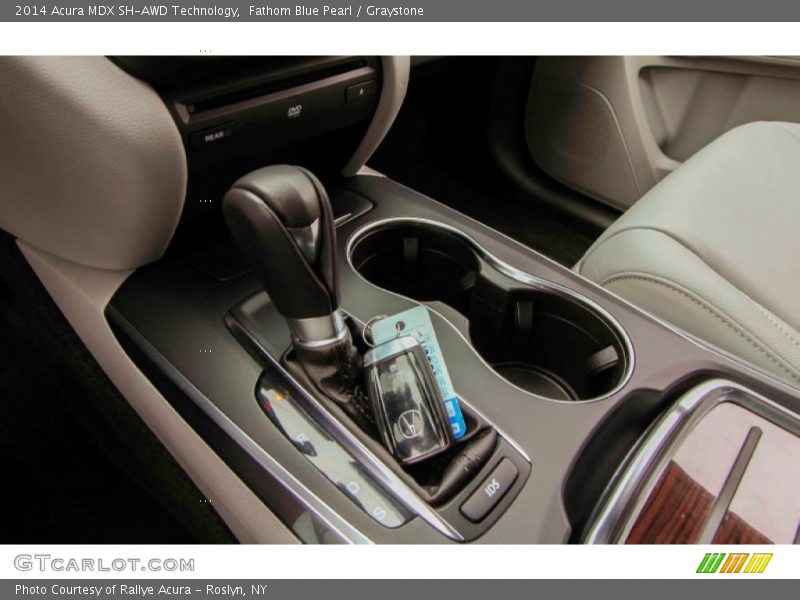 Fathom Blue Pearl / Graystone 2014 Acura MDX SH-AWD Technology