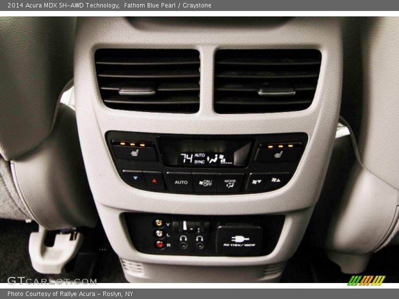 Fathom Blue Pearl / Graystone 2014 Acura MDX SH-AWD Technology