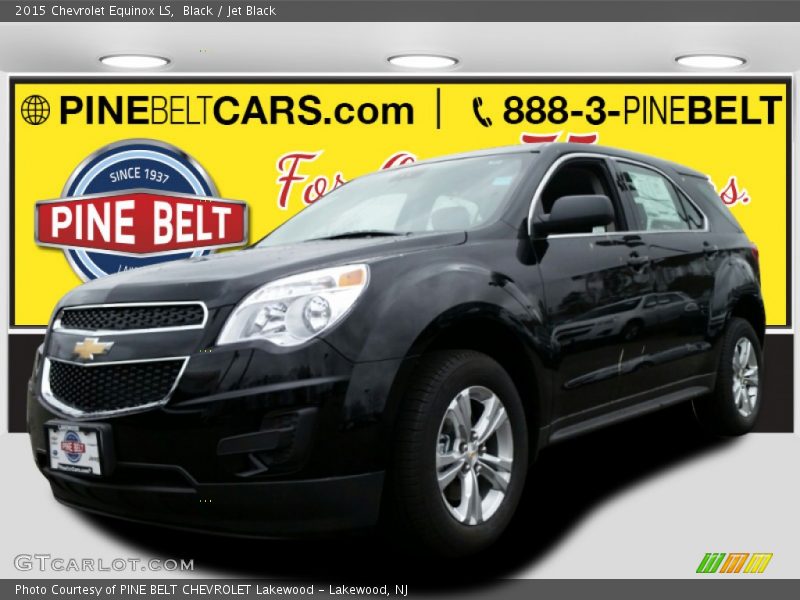 Black / Jet Black 2015 Chevrolet Equinox LS