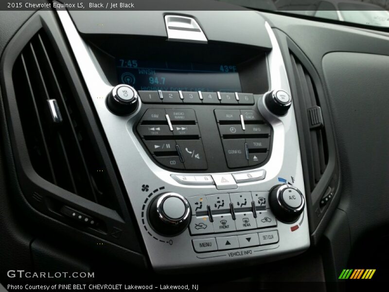 Controls of 2015 Equinox LS