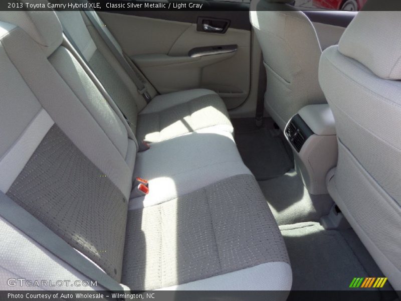 Classic Silver Metallic / Light Gray 2013 Toyota Camry Hybrid XLE