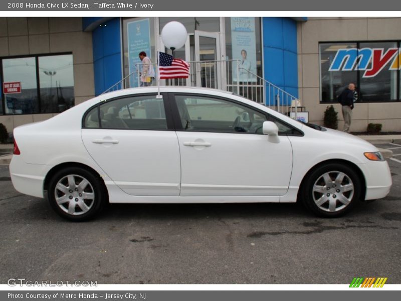 Taffeta White / Ivory 2008 Honda Civic LX Sedan