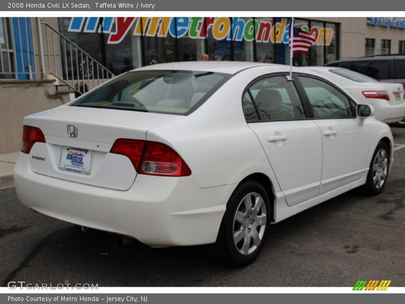 Taffeta White / Ivory 2008 Honda Civic LX Sedan