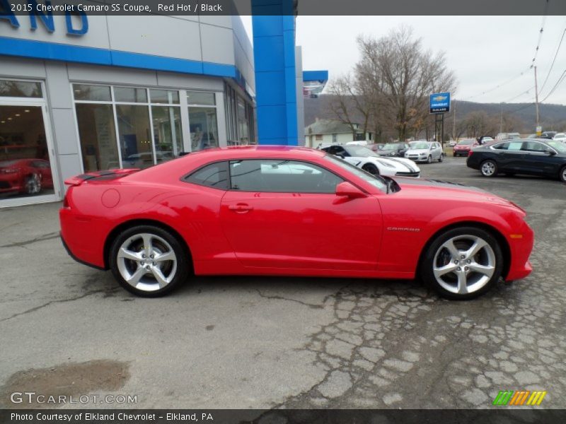 Red Hot / Black 2015 Chevrolet Camaro SS Coupe