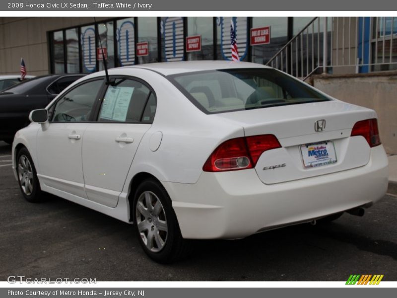 Taffeta White / Ivory 2008 Honda Civic LX Sedan