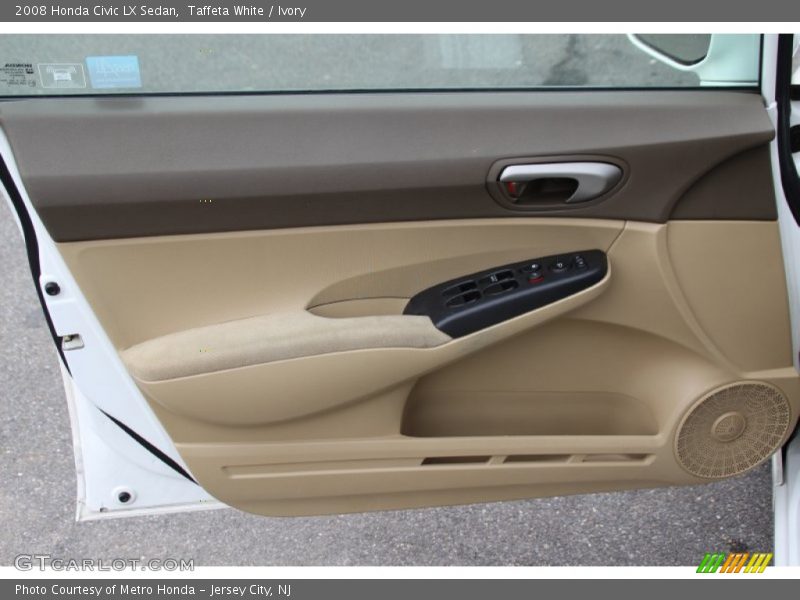 Taffeta White / Ivory 2008 Honda Civic LX Sedan