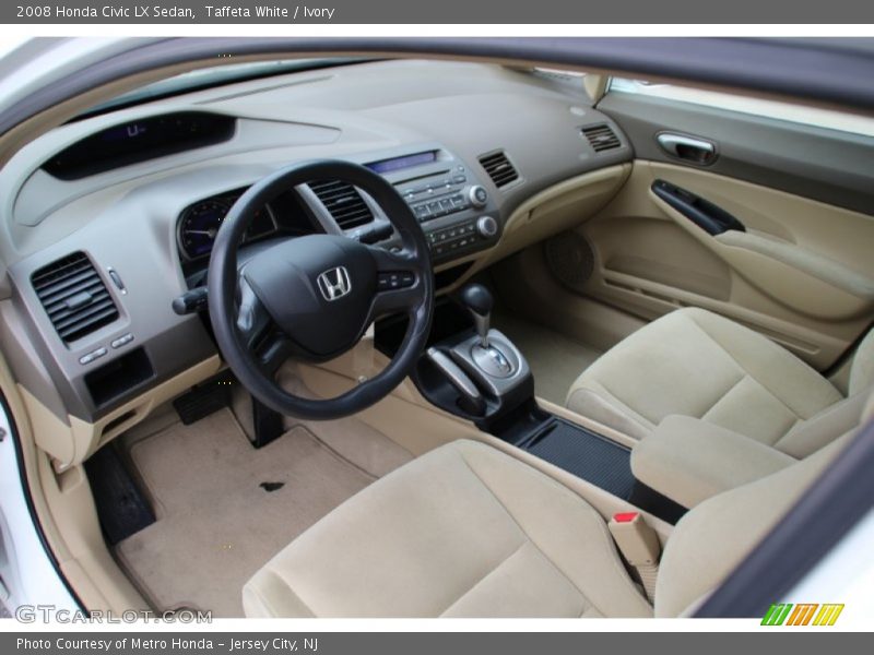 Taffeta White / Ivory 2008 Honda Civic LX Sedan