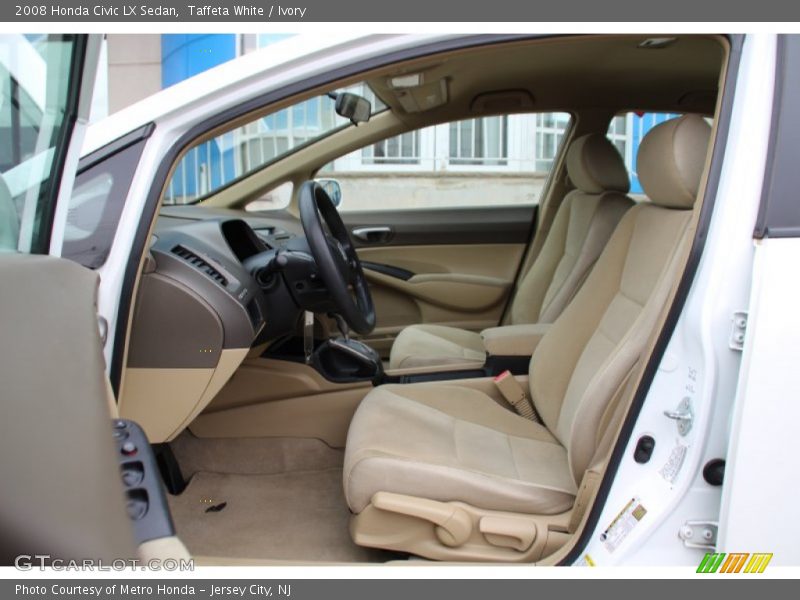 Taffeta White / Ivory 2008 Honda Civic LX Sedan