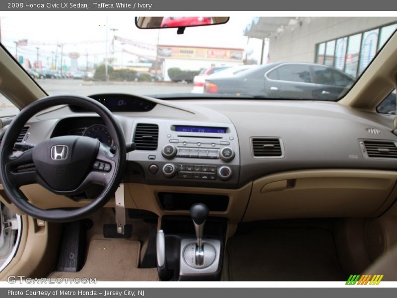 Taffeta White / Ivory 2008 Honda Civic LX Sedan