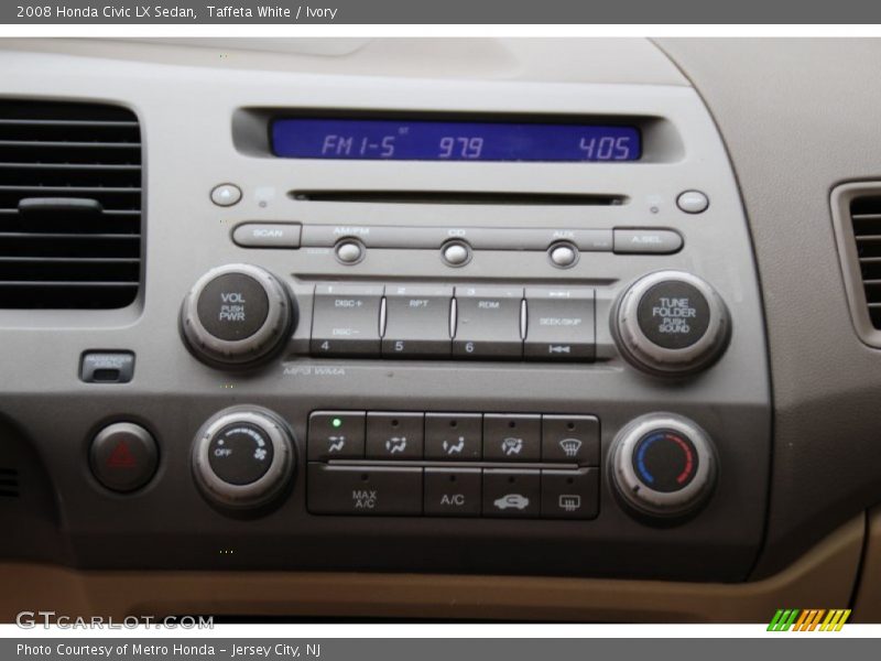 Taffeta White / Ivory 2008 Honda Civic LX Sedan