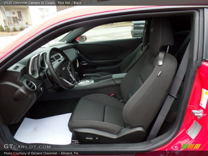  2015 Camaro SS Coupe Black Interior