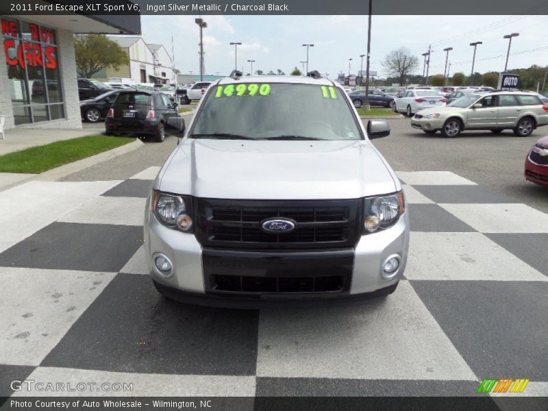 Ingot Silver Metallic / Charcoal Black 2011 Ford Escape XLT Sport V6