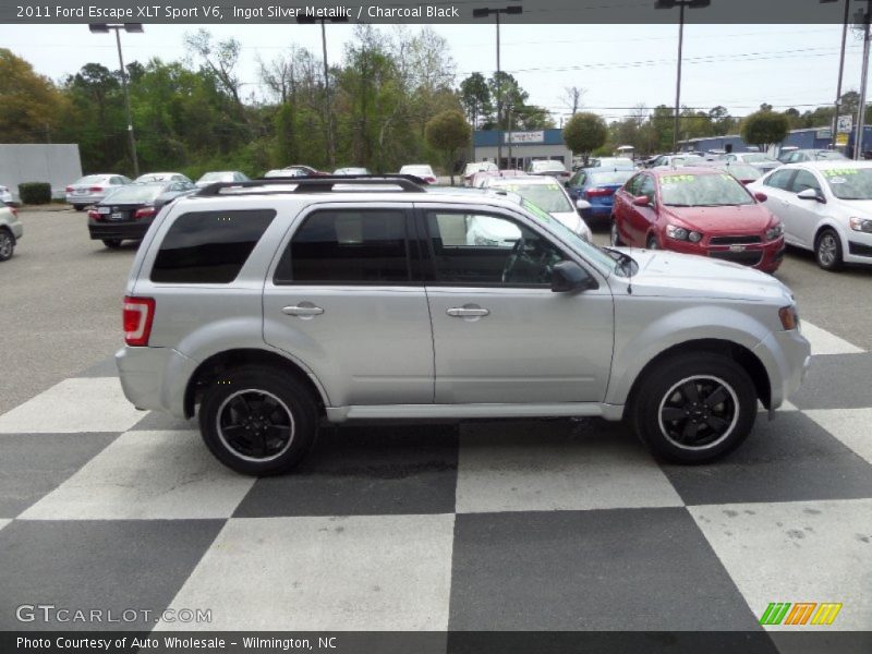 Ingot Silver Metallic / Charcoal Black 2011 Ford Escape XLT Sport V6