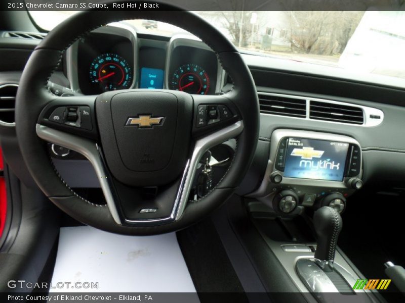 Red Hot / Black 2015 Chevrolet Camaro SS Coupe