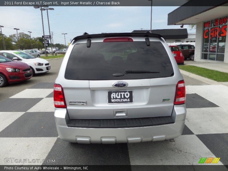 Ingot Silver Metallic / Charcoal Black 2011 Ford Escape XLT Sport V6