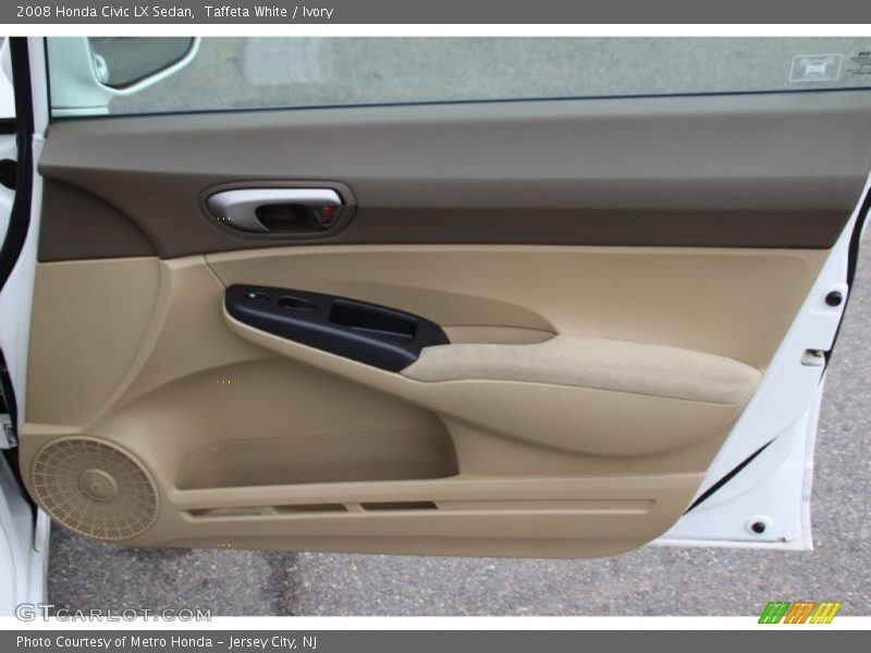 Taffeta White / Ivory 2008 Honda Civic LX Sedan