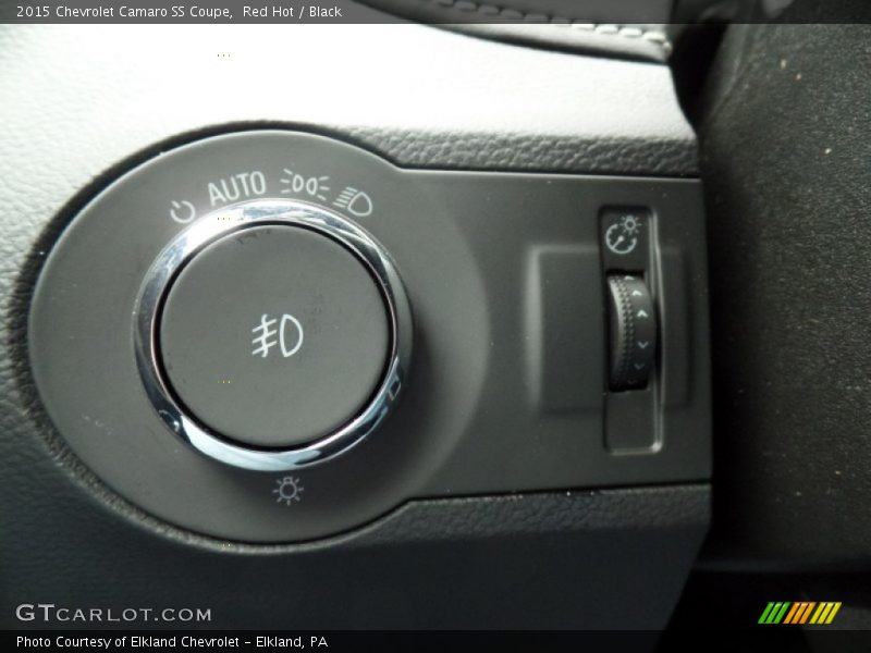 Controls of 2015 Camaro SS Coupe