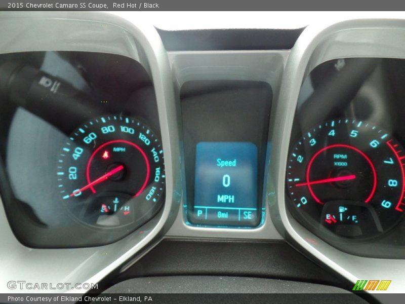 Red Hot / Black 2015 Chevrolet Camaro SS Coupe