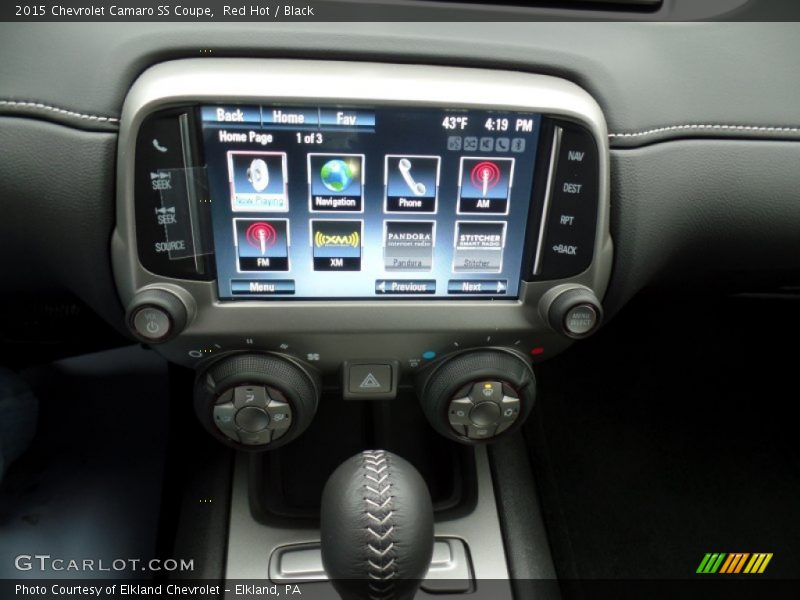 Red Hot / Black 2015 Chevrolet Camaro SS Coupe