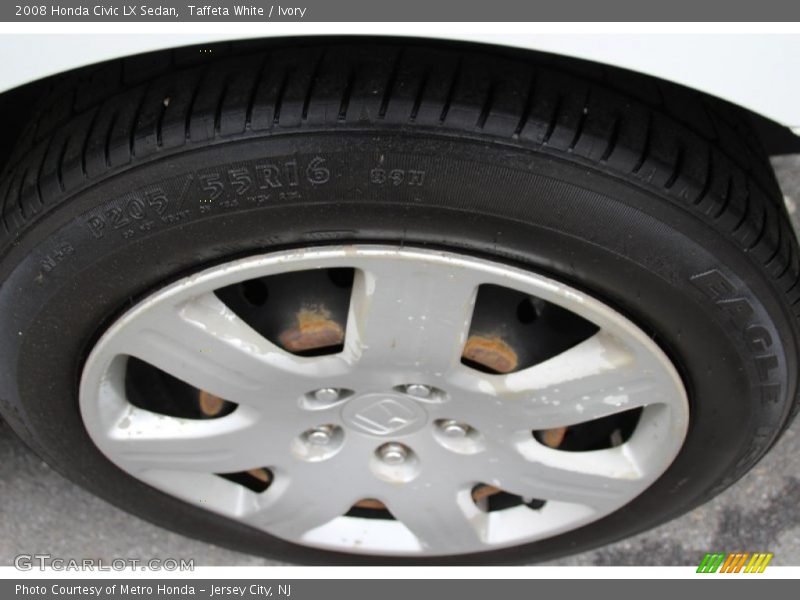 Taffeta White / Ivory 2008 Honda Civic LX Sedan