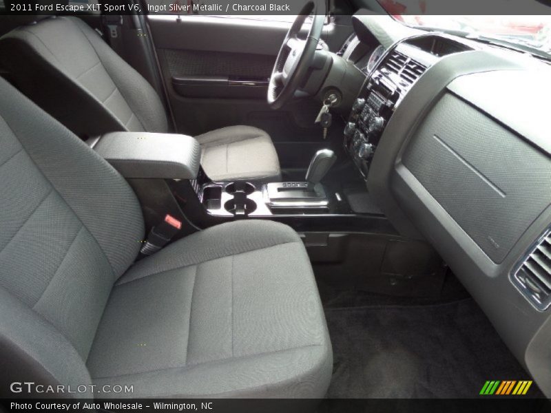 Ingot Silver Metallic / Charcoal Black 2011 Ford Escape XLT Sport V6