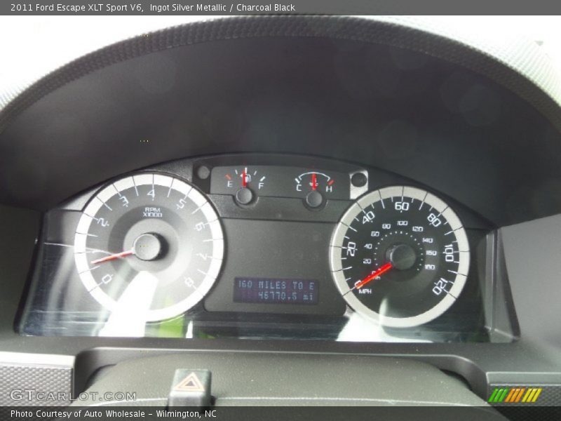 Ingot Silver Metallic / Charcoal Black 2011 Ford Escape XLT Sport V6