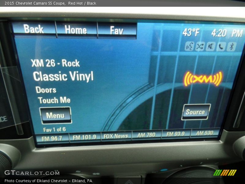 Red Hot / Black 2015 Chevrolet Camaro SS Coupe