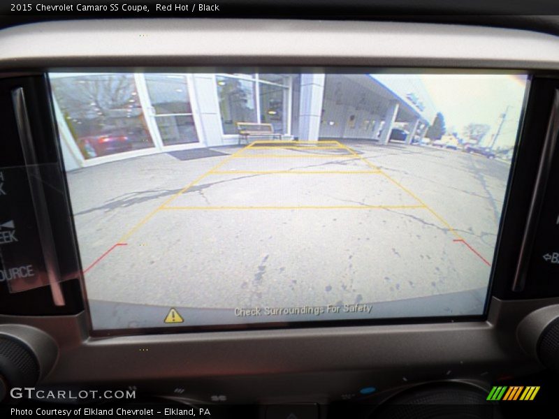 Red Hot / Black 2015 Chevrolet Camaro SS Coupe