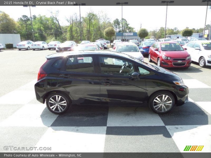 Crystal Black Pearl / Black 2015 Honda Fit EX