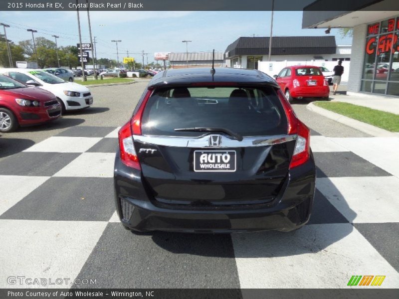 Crystal Black Pearl / Black 2015 Honda Fit EX