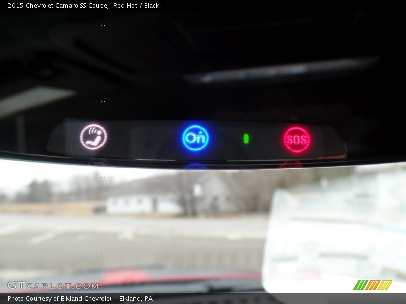 Red Hot / Black 2015 Chevrolet Camaro SS Coupe