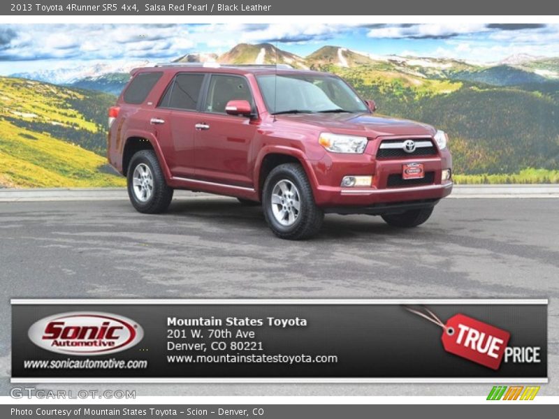 Salsa Red Pearl / Black Leather 2013 Toyota 4Runner SR5 4x4
