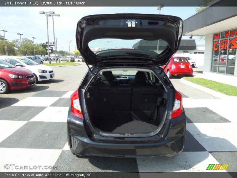 Crystal Black Pearl / Black 2015 Honda Fit EX