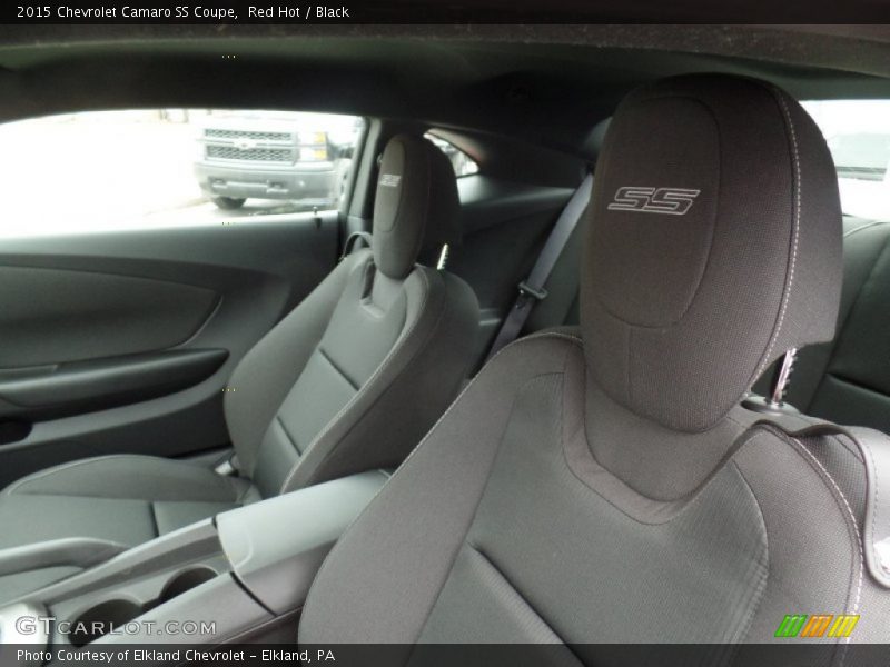 Red Hot / Black 2015 Chevrolet Camaro SS Coupe