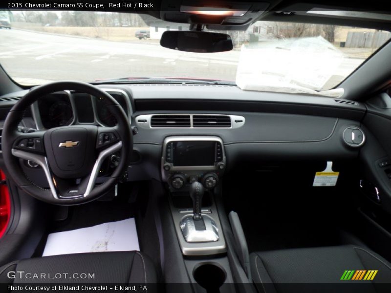 Red Hot / Black 2015 Chevrolet Camaro SS Coupe