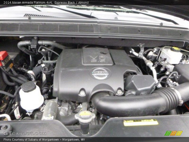  2014 Armada Platinum 4x4 Engine - 5.6 Liter DOHC 32-Valve CVTCS V8