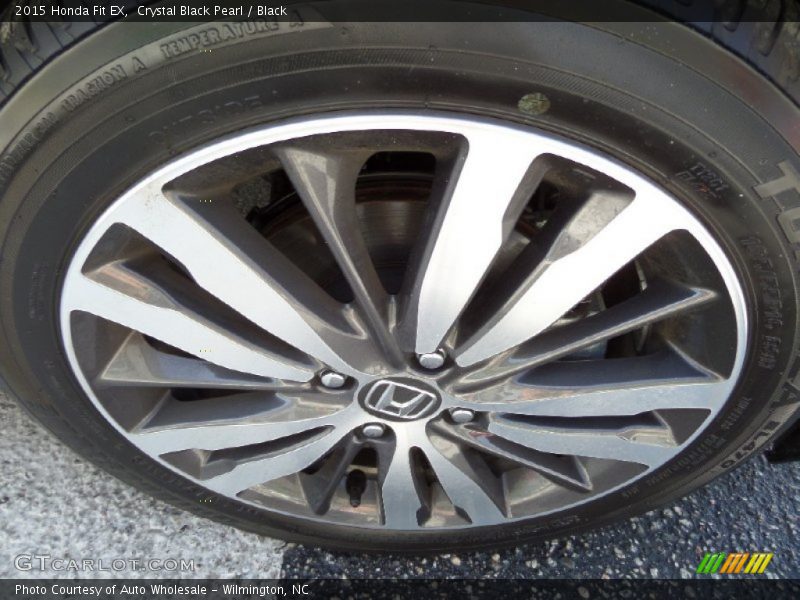 Crystal Black Pearl / Black 2015 Honda Fit EX