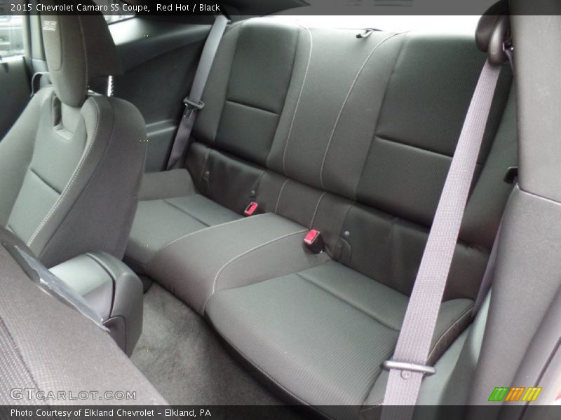 Rear Seat of 2015 Camaro SS Coupe
