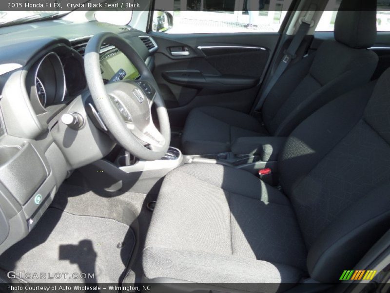Crystal Black Pearl / Black 2015 Honda Fit EX