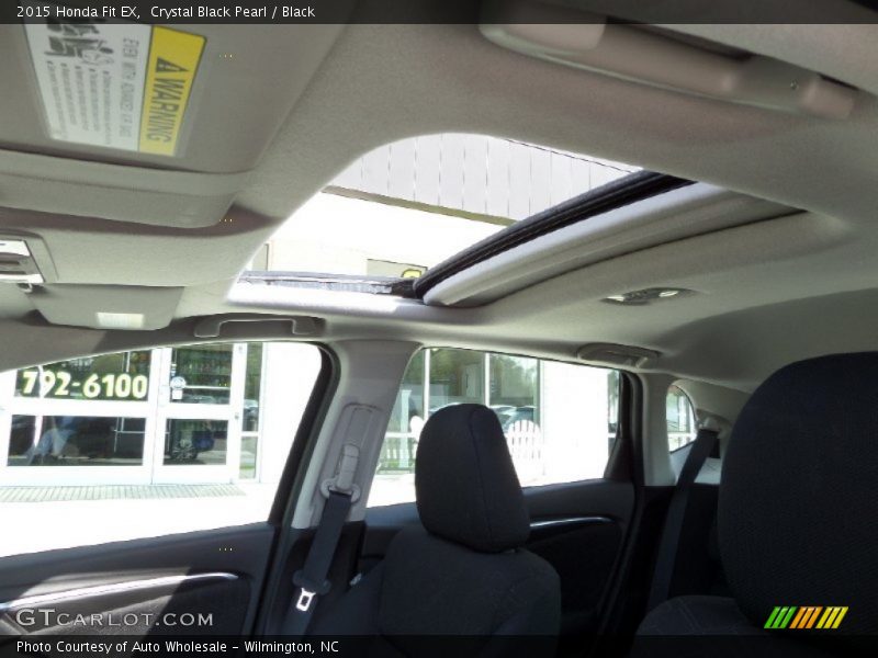 Crystal Black Pearl / Black 2015 Honda Fit EX