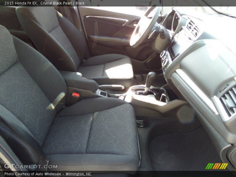 Crystal Black Pearl / Black 2015 Honda Fit EX
