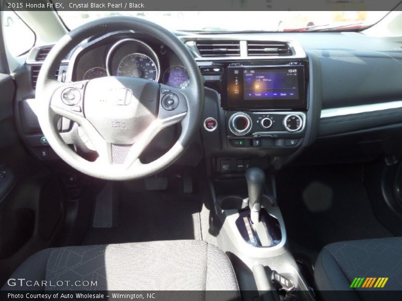 Crystal Black Pearl / Black 2015 Honda Fit EX