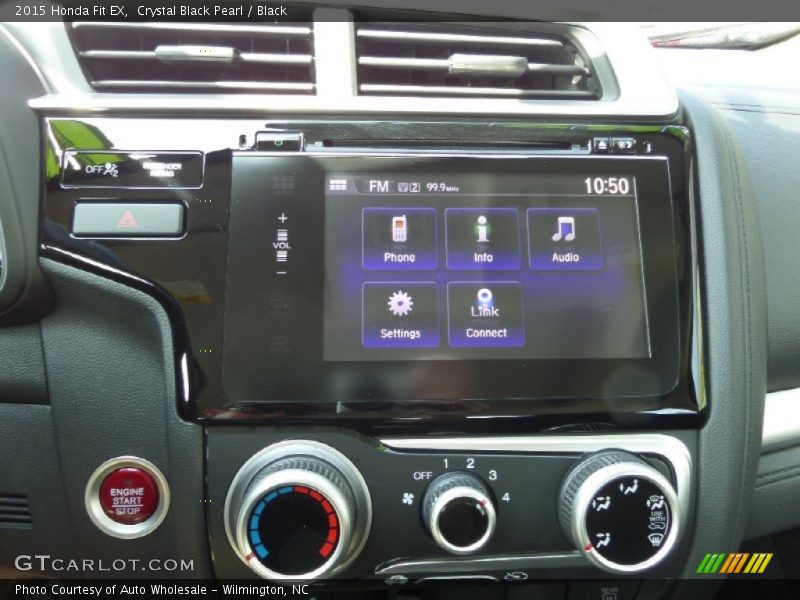 Crystal Black Pearl / Black 2015 Honda Fit EX